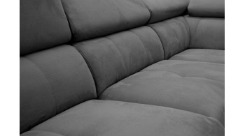 Canapé d'angle droit avec un relax électrique 5 places MATERA