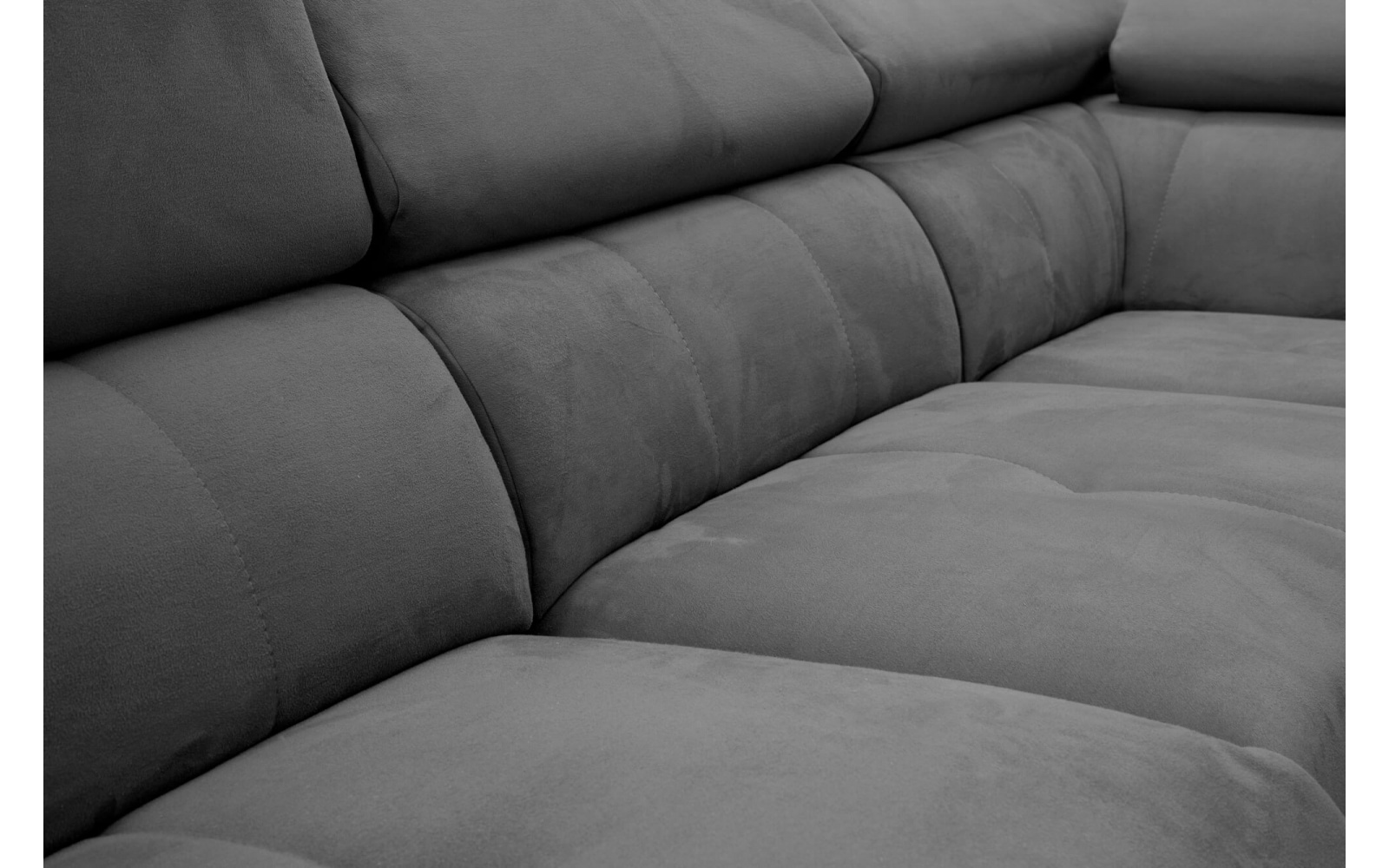 Canapé d'angle droit avec un relax électrique 5 places MATERA