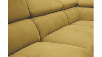 Canapé d'angle droit avec un relax électrique 5 places MATERA