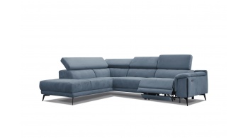 Canapé d'angle gauche avec un relax électrique 5 places MATERA