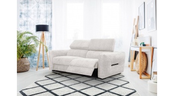 Canapé droit 3 places avec un relax électrique à côté droit CALVERA