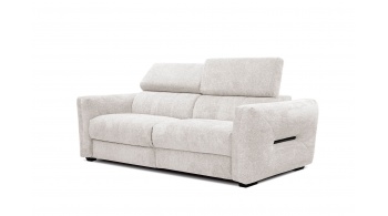 Canapé droit 3 places avec un relax électrique à côté droit CALVERA