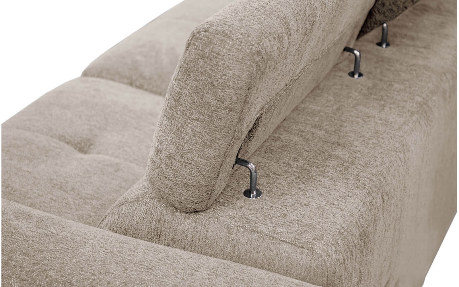 Canapé droit 3 places avec un relax électrique à côté droit CALVERA