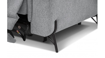 Canapé droit 3 places avec un relax électrique à côté droit AVENA