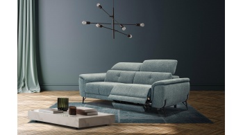 Canapé droit 3 places avec un relax électrique à côté droit AVENA