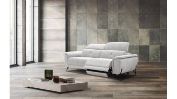 Canapé droit 3 places avec un relax électrique à côté droit AVENA