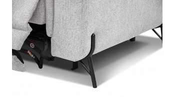 Canapé droit 3 places avec un relax électrique à côté droit AVENA