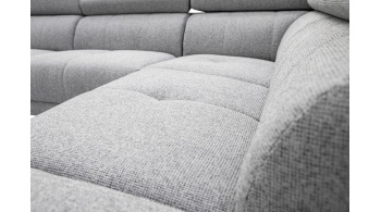 Canapé d'angle droit avec un relax électrique 5 places FIERO