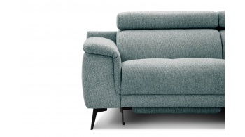 Canapé d'angle droit avec un relax électrique 5 places FIERO