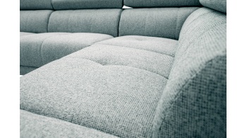 Canapé d'angle droit avec un relax électrique 5 places FIERO