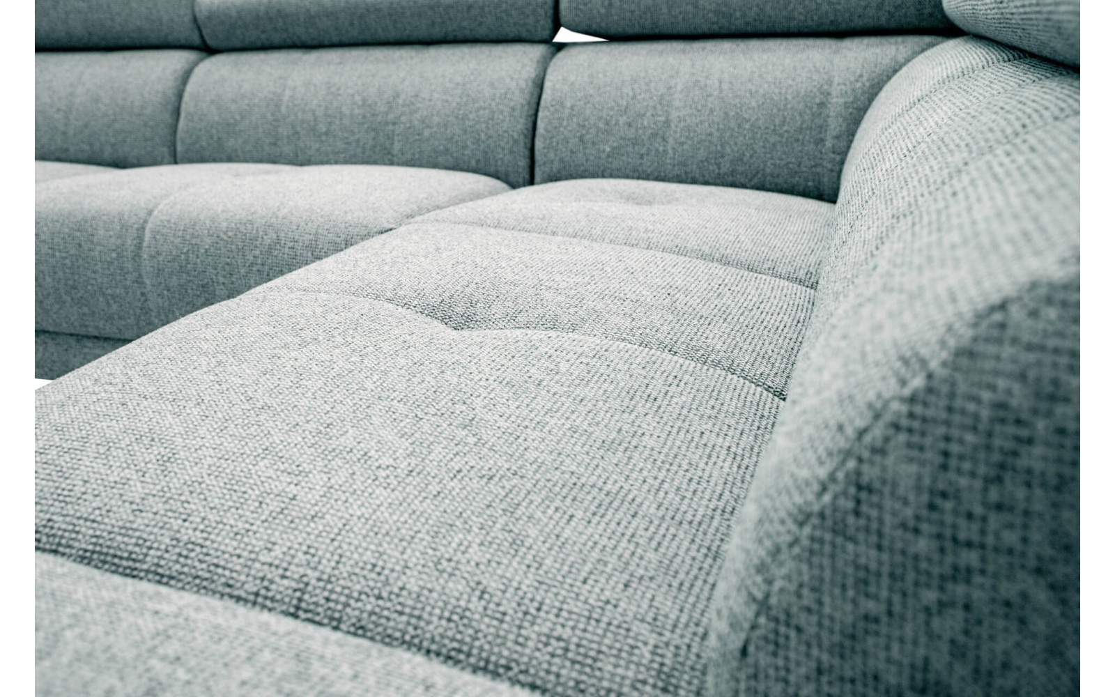 Canapé d'angle droit avec un relax électrique 5 places FIERO