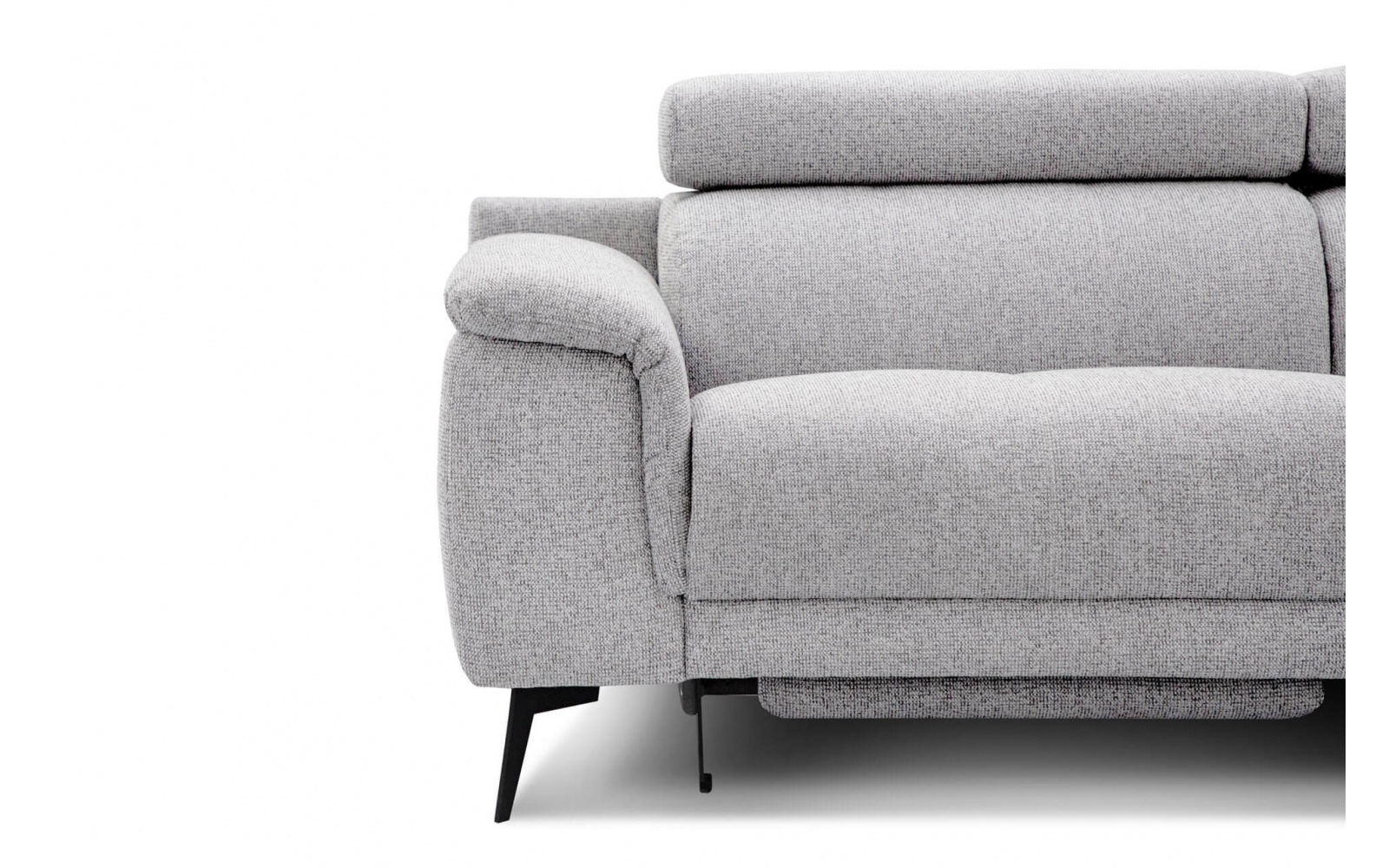 Canapé d'angle droit avec un relax électrique 5 places FIERO