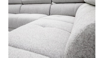 Canapé d'angle droit avec un relax électrique 5 places FIERO