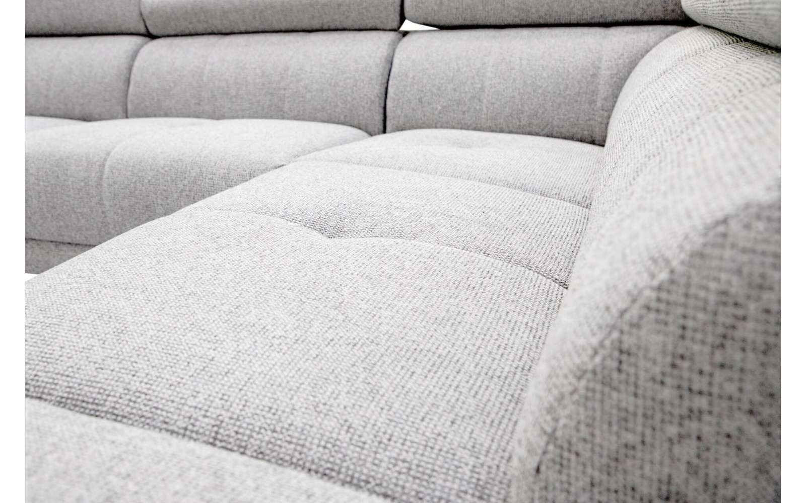 Canapé d'angle droit avec un relax électrique 5 places FIERO