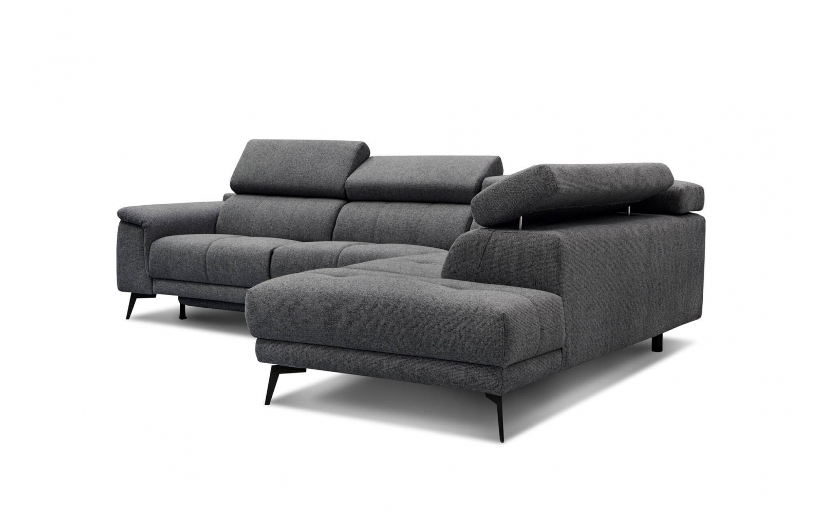 Canapé d'angle droit avec un relax électrique 5 places FIERO