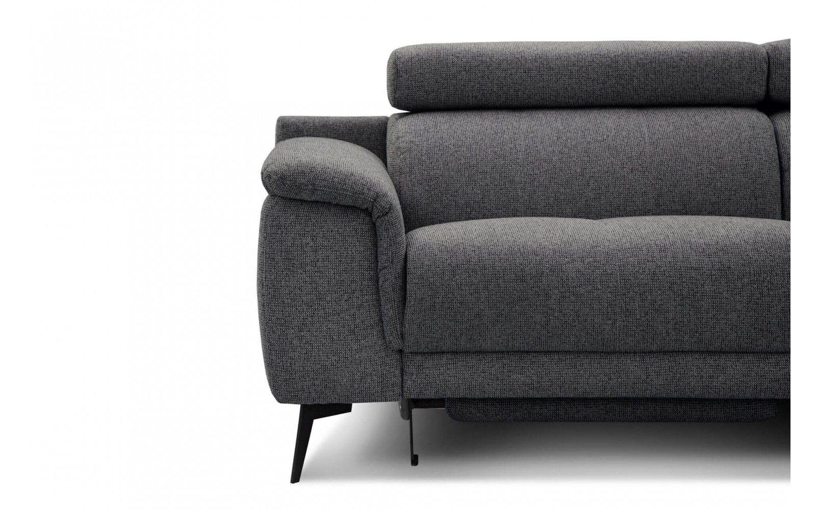 Canapé d'angle droit avec un relax électrique 5 places FIERO