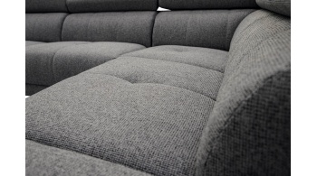 Canapé d'angle droit avec un relax électrique 5 places FIERO