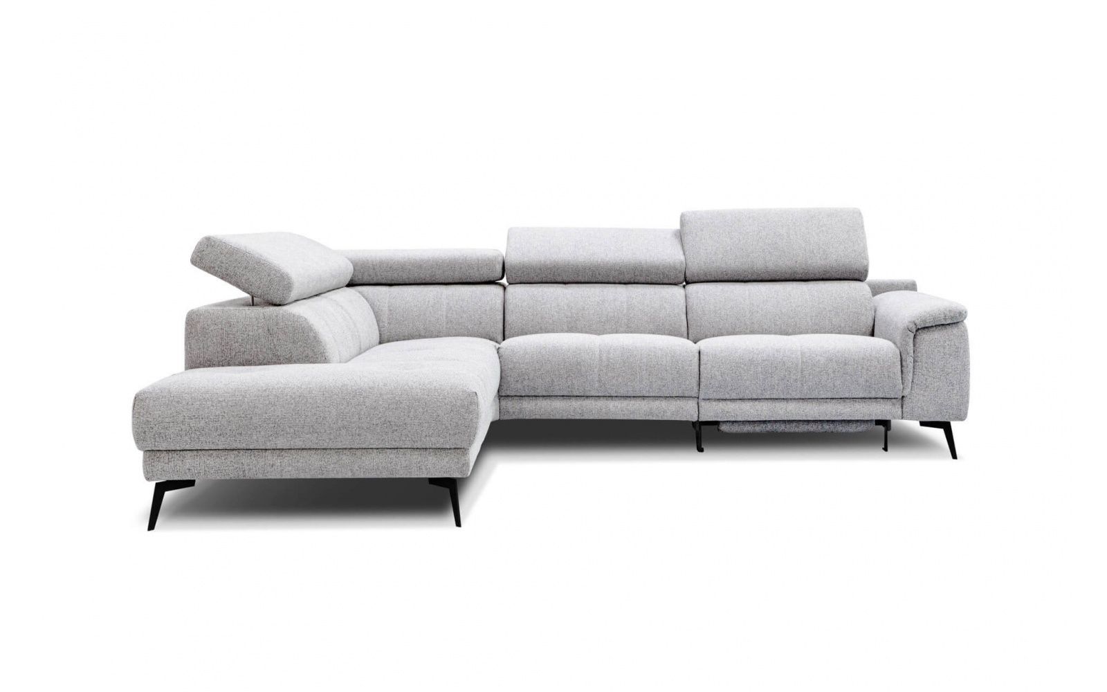 Canapé d'angle gauche avec un relax électrique 5 places FIERO