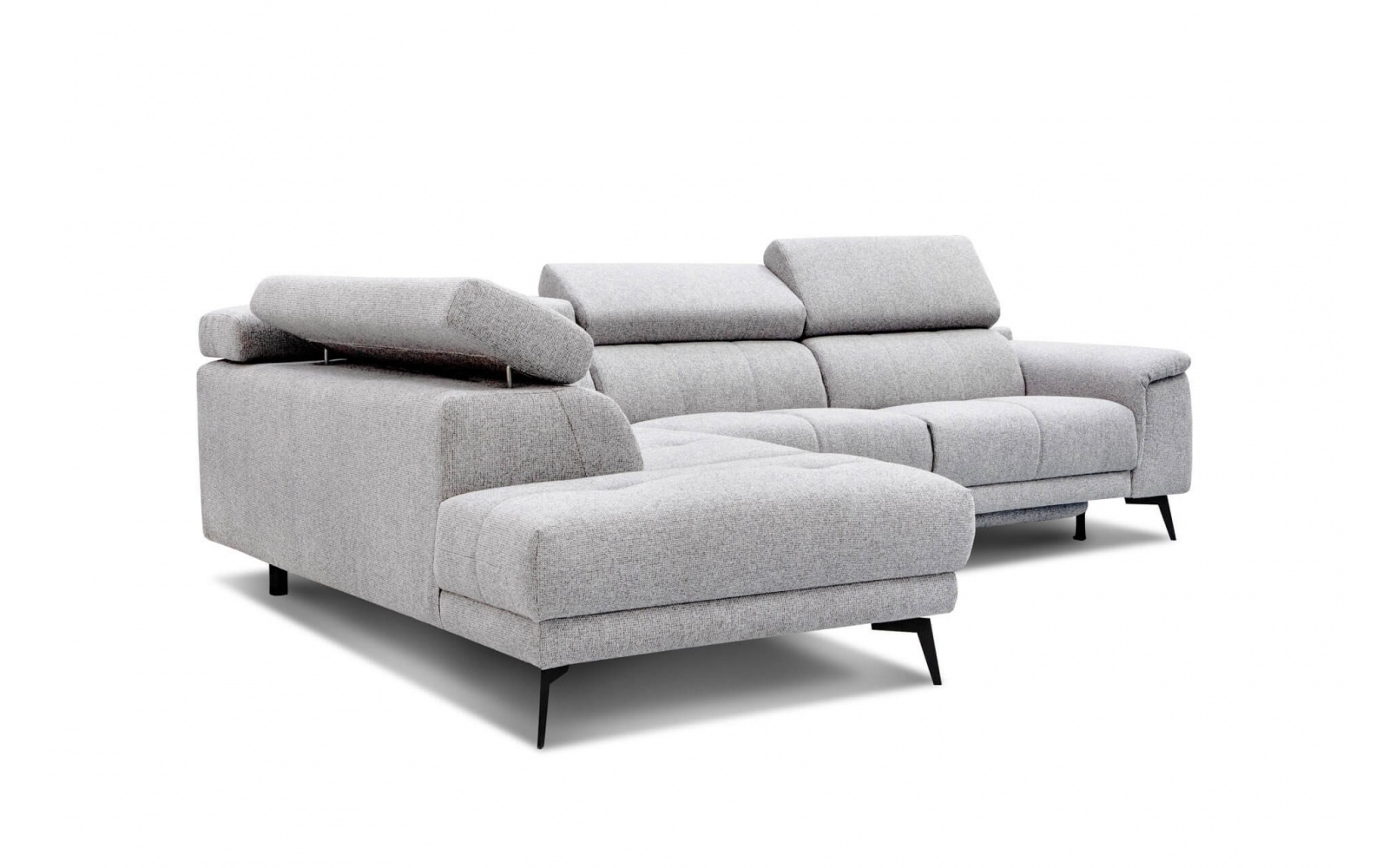 Canapé d'angle gauche avec un relax électrique 5 places FIERO