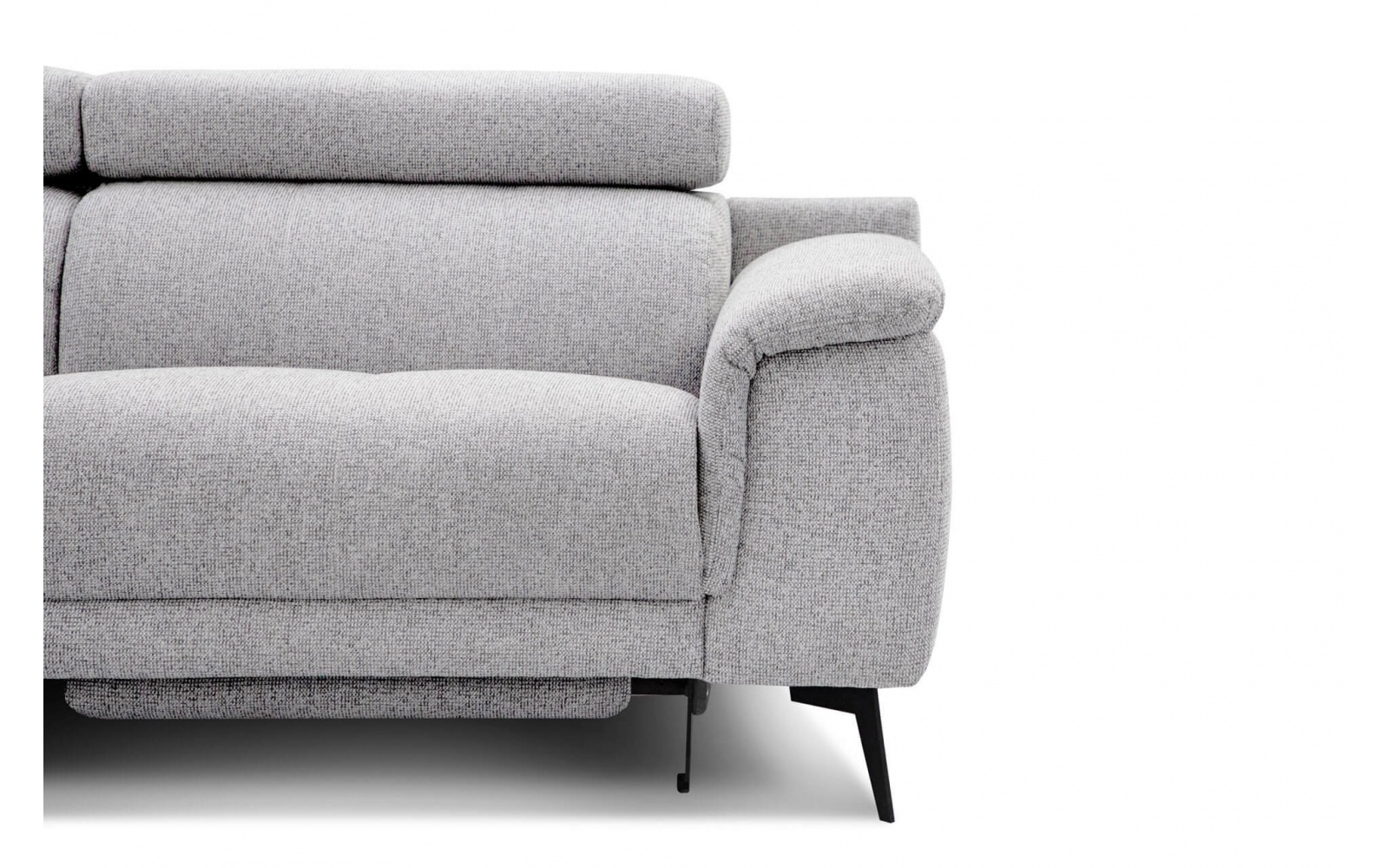 Canapé d'angle gauche avec un relax électrique 5 places FIERO