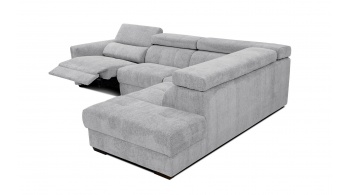 Canapé d'angle droit avec un relax électrique 5 places CALVERA