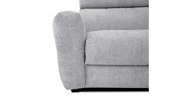 Canapé d'angle droit avec un relax électrique 5 places CALVERA