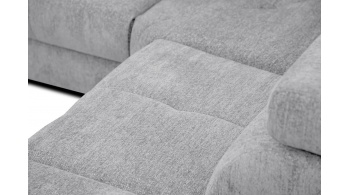 Canapé d'angle droit avec un relax électrique 5 places CALVERA