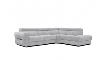 Canapé d'angle droit avec un relax électrique 5 places CALVERA