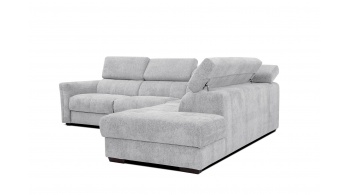 Canapé d'angle droit avec un relax électrique 5 places CALVERA