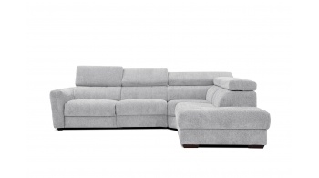Canapé d'angle droit avec un relax électrique 5 places CALVERA