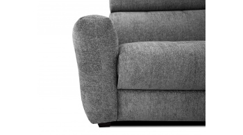 Canapé d'angle droit avec un relax électrique 5 places CALVERA