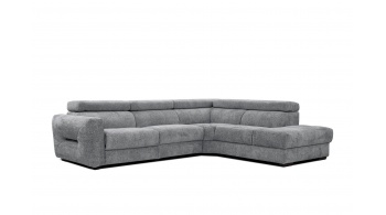 Canapé d'angle droit avec un relax électrique 5 places CALVERA