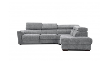 Canapé d'angle droit avec un relax électrique 5 places CALVERA