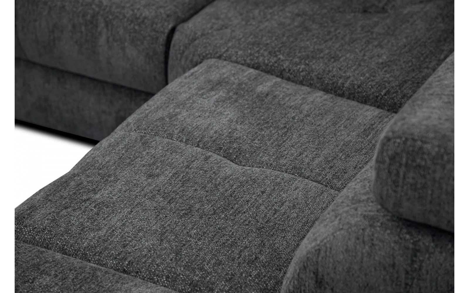 Canapé d'angle droit avec un relax électrique 5 places CALVERA