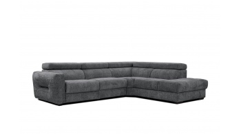 Canapé d'angle droit avec un relax électrique 5 places CALVERA