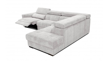 Canapé d'angle droit avec un relax électrique 5 places CALVERA