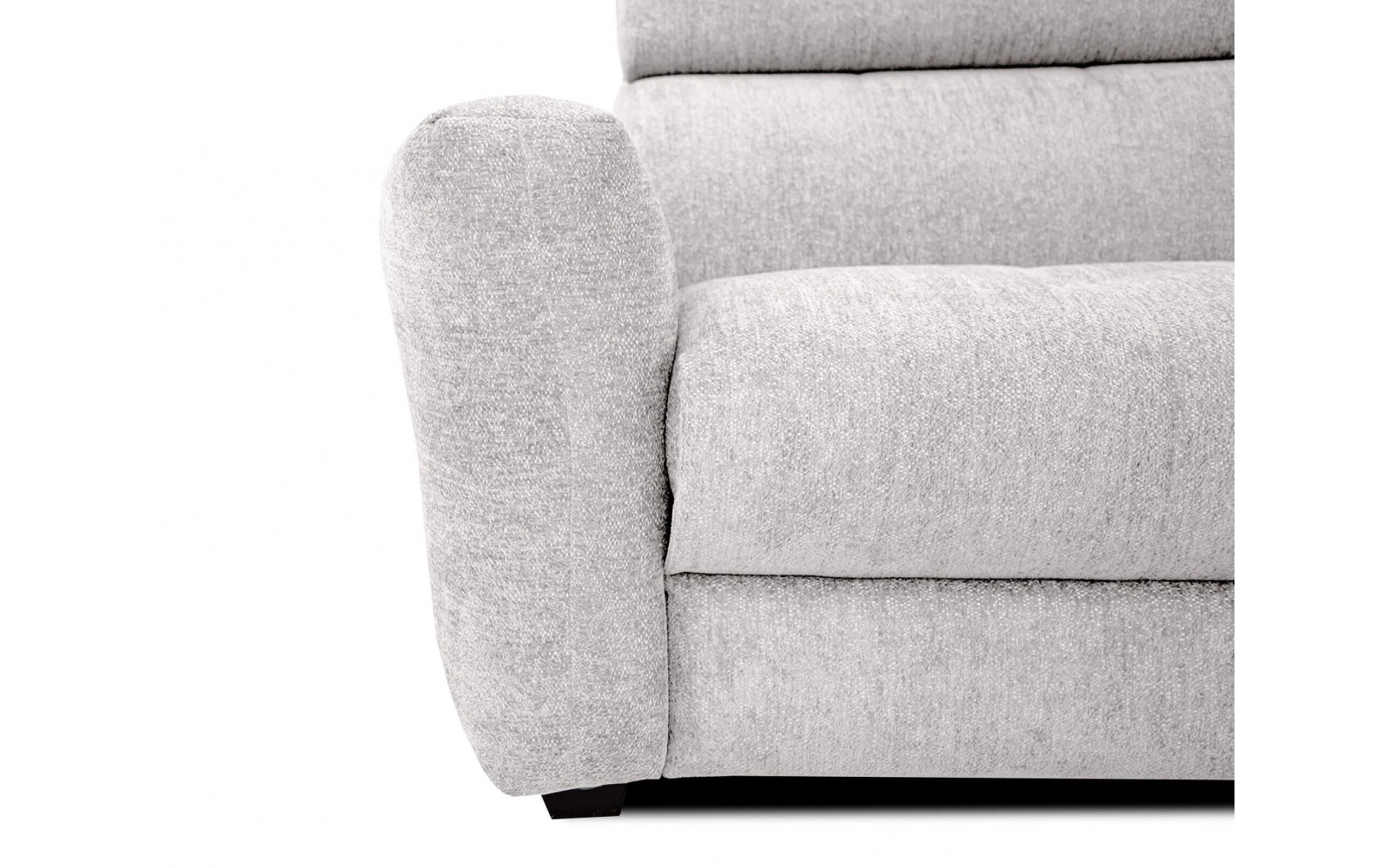 Canapé d'angle droit avec un relax électrique 5 places CALVERA