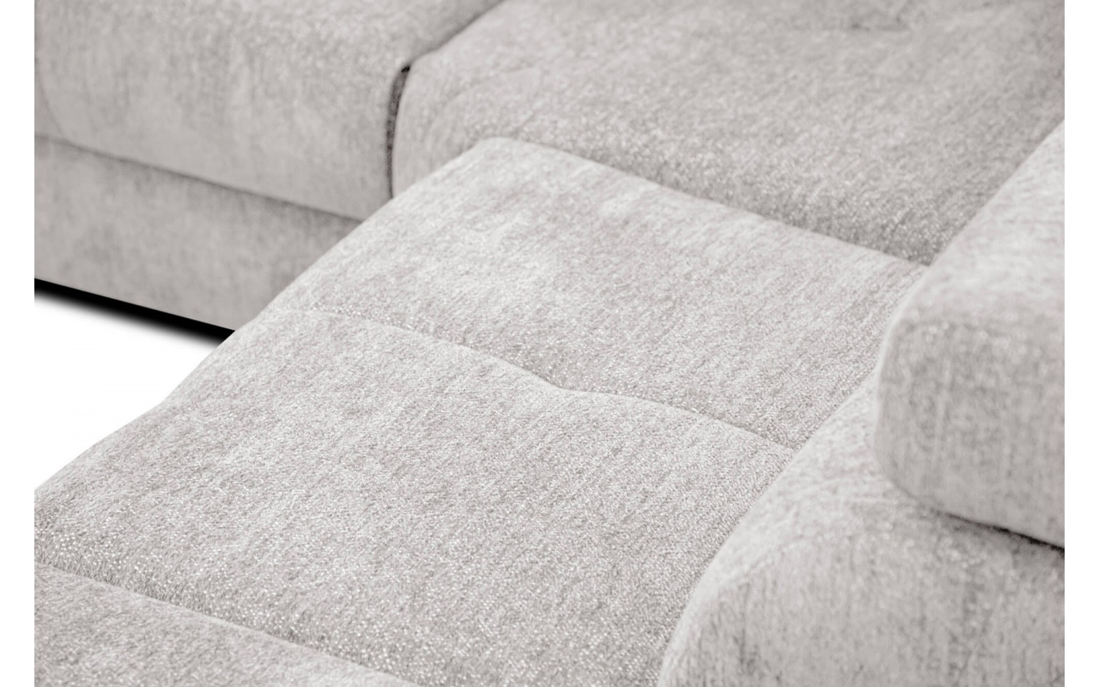 Canapé d'angle droit avec un relax électrique 5 places CALVERA