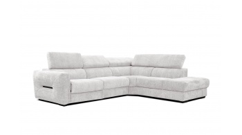Canapé d'angle droit avec un relax électrique 5 places CALVERA
