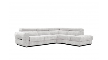 Canapé d'angle droit avec un relax électrique 5 places CALVERA