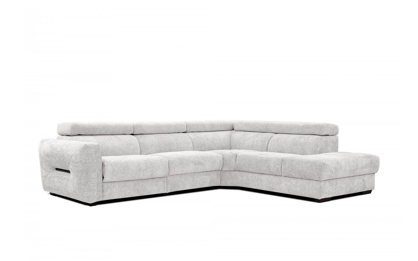 Canapé d'angle droit avec un relax électrique 5 places CALVERA