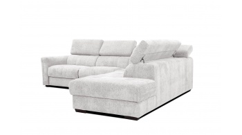 Canapé d'angle droit avec un relax électrique 5 places CALVERA