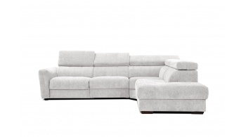 Canapé d'angle droit avec un relax électrique 5 places CALVERA