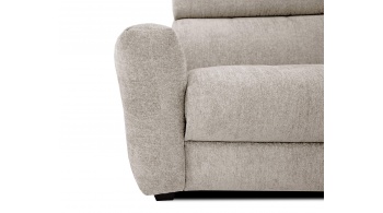 Canapé d'angle droit avec un relax électrique 5 places CALVERA