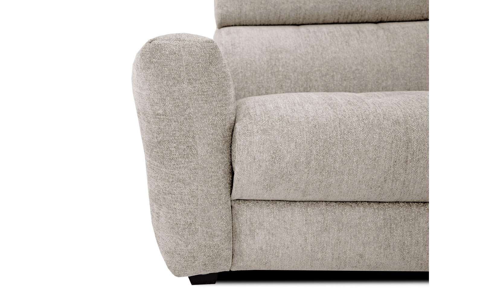 Canapé d'angle droit avec un relax électrique 5 places CALVERA