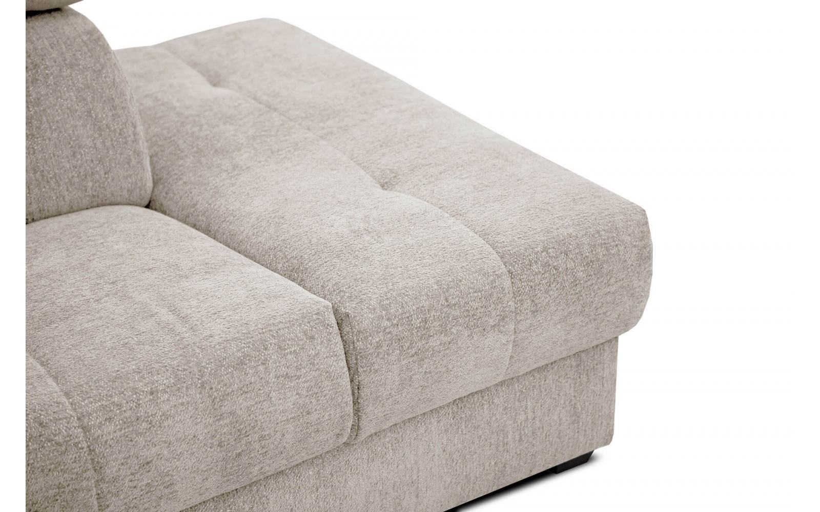 Canapé d'angle droit avec un relax électrique 5 places CALVERA