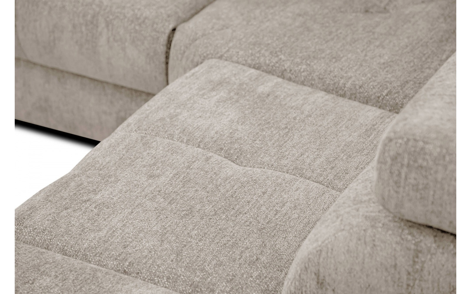 Canapé d'angle droit avec un relax électrique 5 places CALVERA