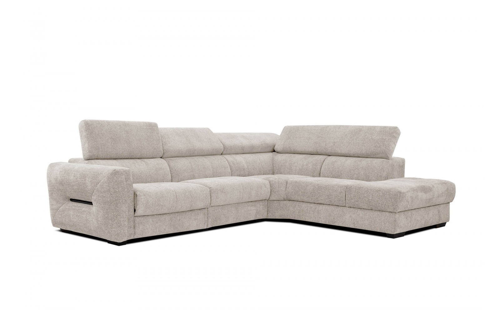 Canapé d'angle droit avec un relax électrique 5 places CALVERA