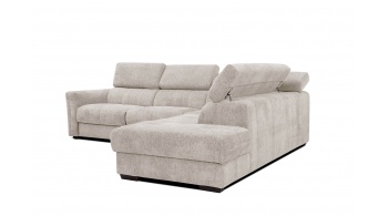 Canapé d'angle droit avec un relax électrique 5 places CALVERA