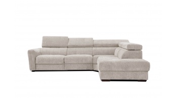 Canapé d'angle droit avec un relax électrique 5 places CALVERA